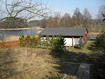Domek w Sucholaskach nad jeziorem