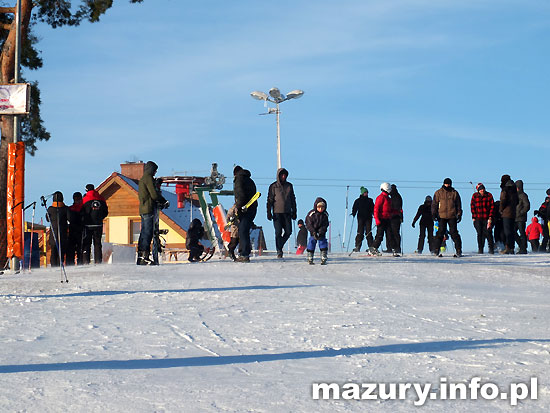 Pocztek sezonu narciarskiego na Mazurach