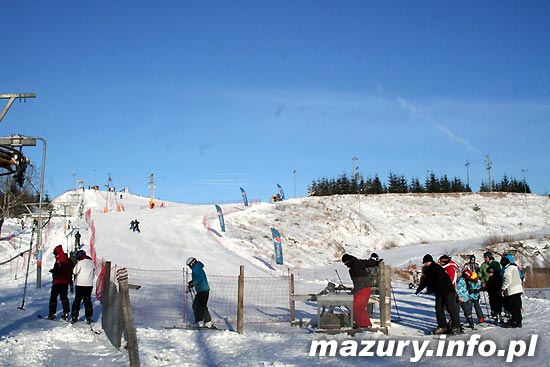 Pocztek sezonu narciarskiego na Mazurach