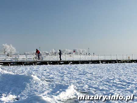 Zima na jeziorze Niegocin